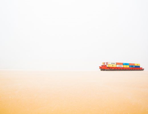 tankers, shipping containers, Mekong Delta, Vietnam